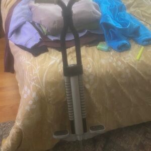 Black and Silver Pogo Stick